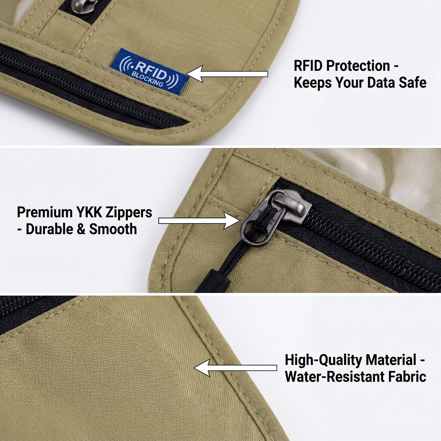 DISCOVERYOPT Passport Holder | Travel Document Wallet