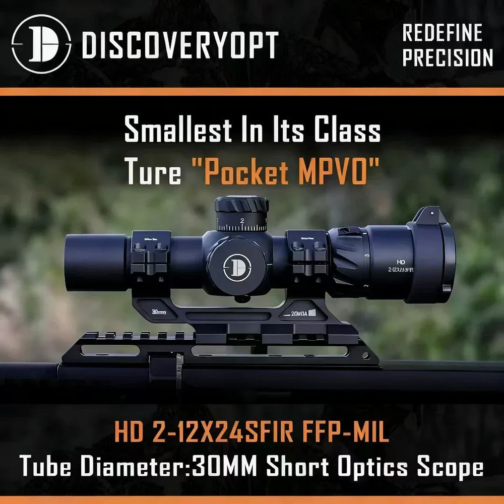 DiscoveryOpt HD 2-12x24 Review: Field Tested Ultra-Lightweight Mid-Range Hunting FFP MPVO