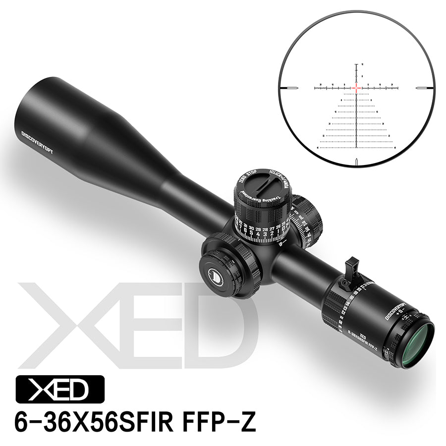 DISCOVERYOPT XED 6-36X56SFIR FFP-MRAD/MOA-ZERO STOP Diameter:35MM Optics Scopes