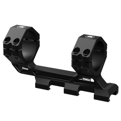 DISCOVERYOPT Cantilever Scope Mounts  | One-Piece 20 MOA 34mm or 30mm Tube for Picatinny Rail