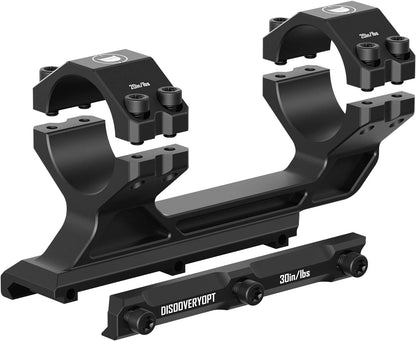 DISCOVERYOPT Cantilever Scope Mounts  | One-Piece 20 MOA 34mm or 30mm Tube for Picatinny Rail