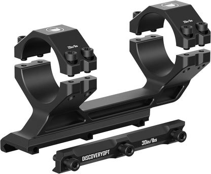 DISCOVERYOPT Cantilever Scope Mounts  | One-Piece 20 MOA 34mm or 30mm Tube for Picatinny Rail