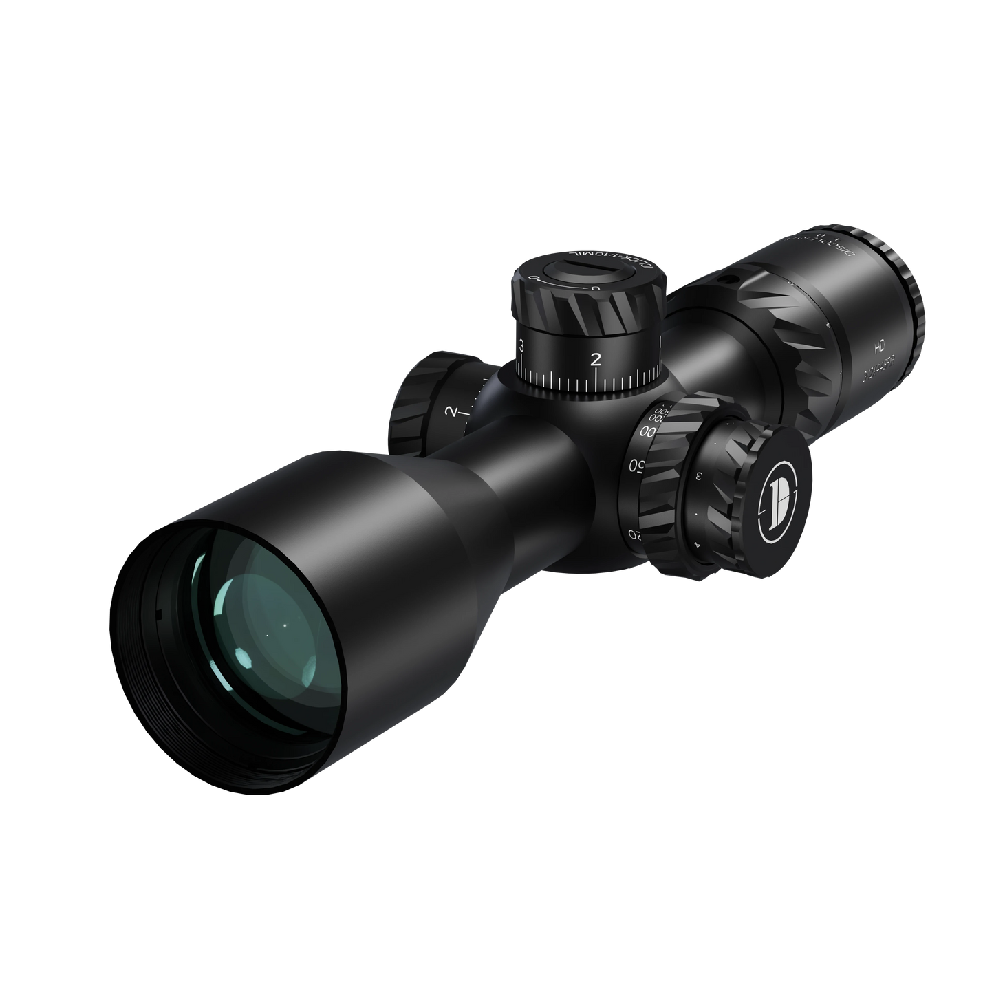 Luneta DISCOVERYOPT HD 3-12X44SFIR FFP-MIL Diâmetro do tubo: 30 mm - Óptica curta