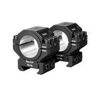 DISCOVERYOPT 6061 Aluminum Heavy-Duty Scope Mount – Fits 25.4mm & 30mm Tubes | 0.97