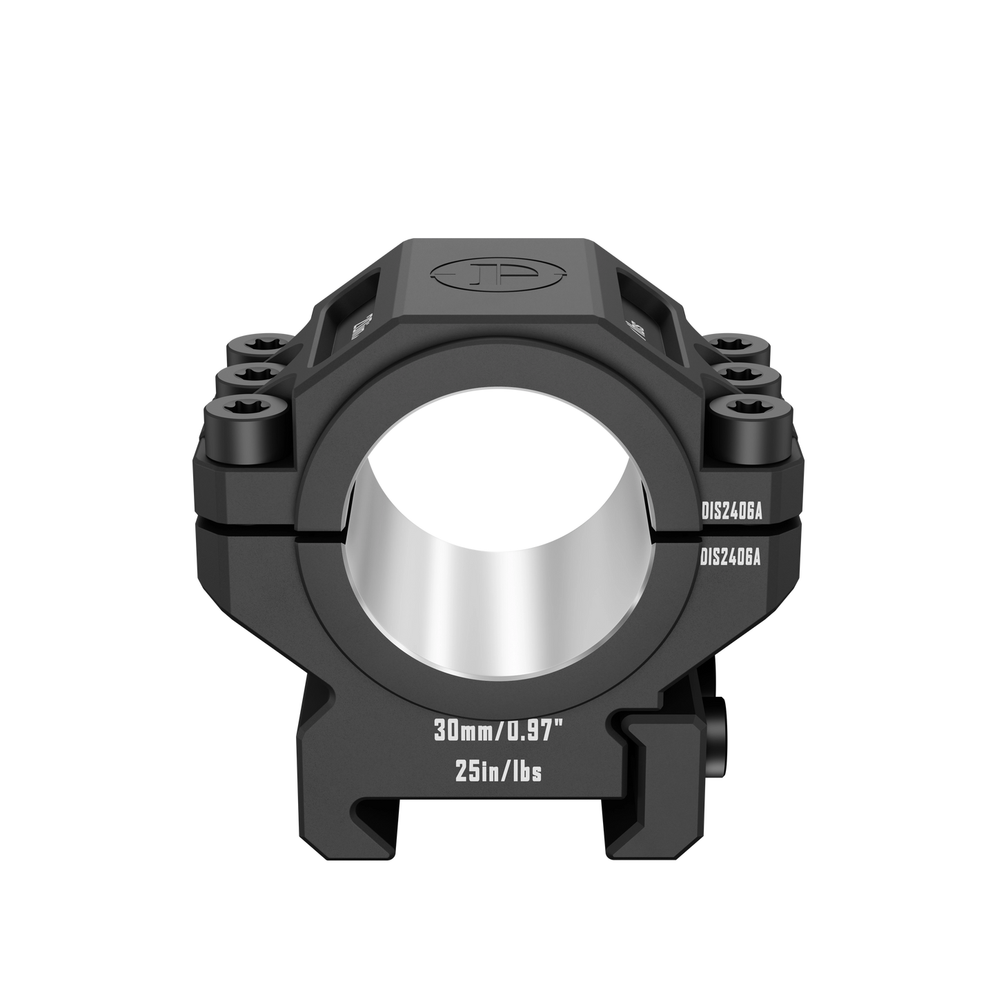 DISCOVERYOPT 6061 Aluminum Heavy-Duty Scope Mount – Fits 25.4mm & 30mm Tubes | 0.97"/1.26" Height | Picatinny Rail Compatible