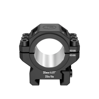 DISCOVERYOPT 6061 Aluminum Heavy-Duty Scope Mount – Fits 25.4mm & 30mm Tubes | 0.97"/1.26" Height | Picatinny Rail Compatible