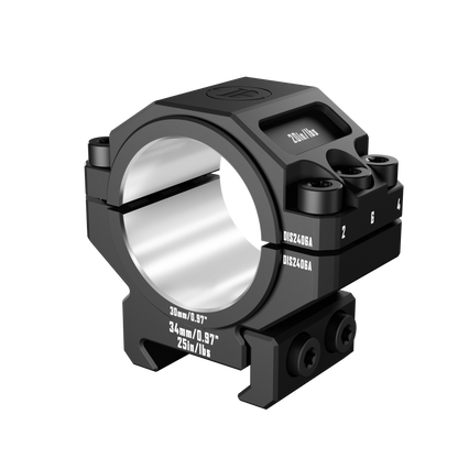 DISCOVERYOPT 6061 Aluminum Heavy-Duty Scope Mount – Fits 30mm & 34mm Tubes | 0.97"/1.26" Height | Picatinny Rail Compatible