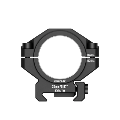 DISCOVERYOPT 6061 Aluminum Heavy-Duty Scope Mount – Fits 30mm & 34mm Tubes | 0.97"/1.26" Height | Picatinny Rail Compatible
