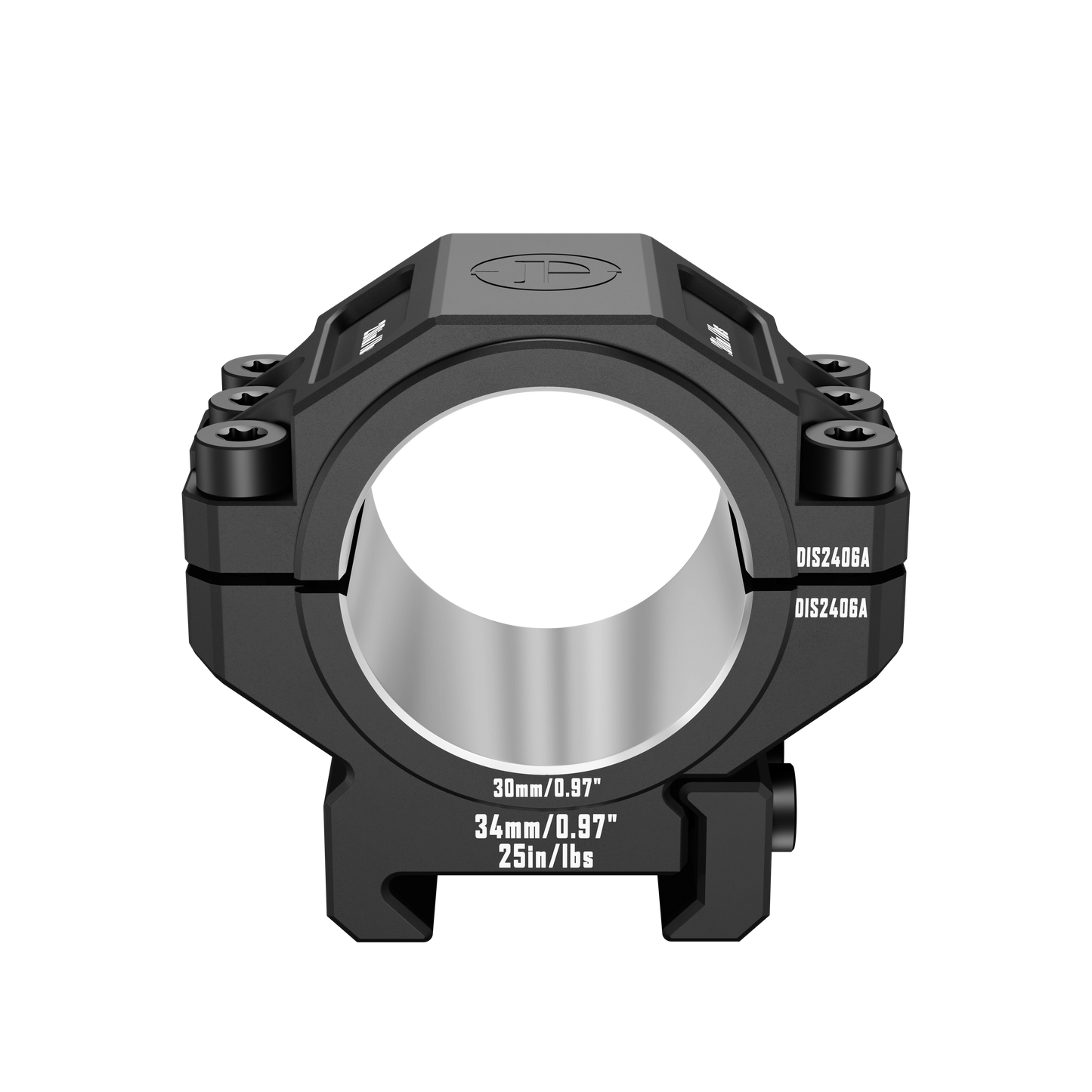 DISCOVERYOPT 6061 Aluminum Heavy-Duty Scope Mount – Fits 30mm & 34mm Tubes | 0.97"/1.26" Height | Picatinny Rail Compatible