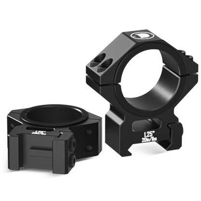 Suporte DISCOVERYOPT Multi-Compatível para Anéis de Mira Picatinny para Tubos de 25,4 mm/30 mm/34 mm – Anéis de Mira de 1,25" de Altura