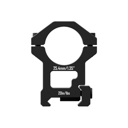 DISCOVERYOPT Picatinny Scope Rings for 25.4mm＆30mm Tubes – 1.35" High | for Picatinny, Weaver