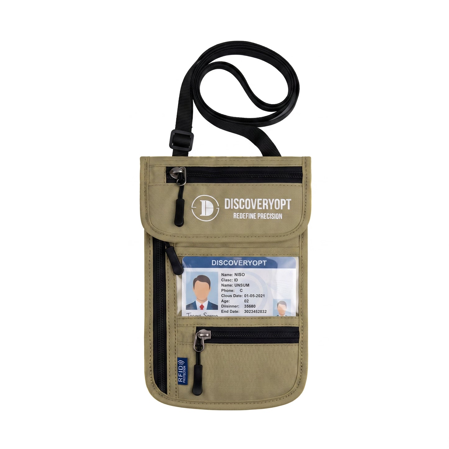 DISCOVERYOPT Passport Holder | Travel Document Wallet