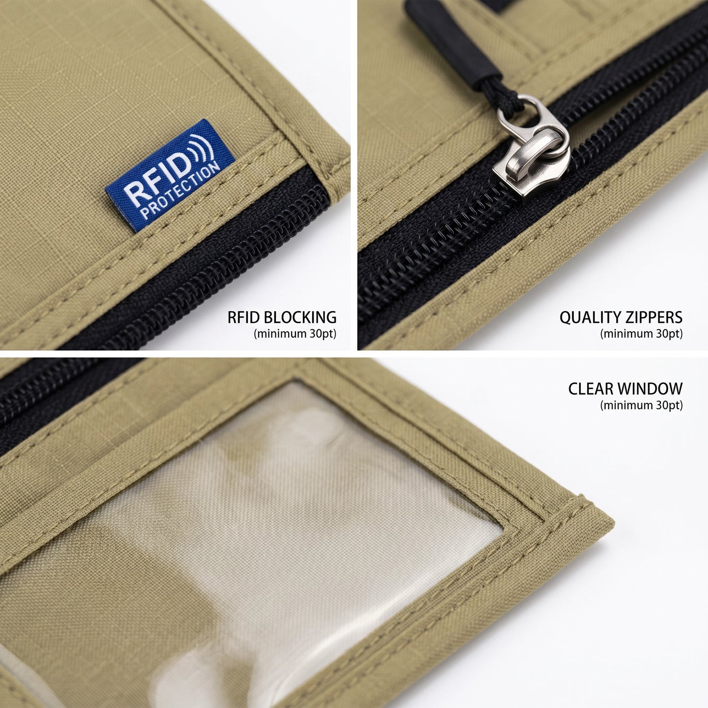 DISCOVERYOPT Passport Holder | Travel Document Wallet