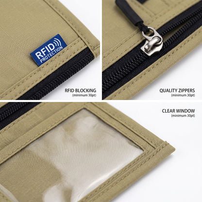 DISCOVERYOPT Passport Holder | Travel Document Wallet