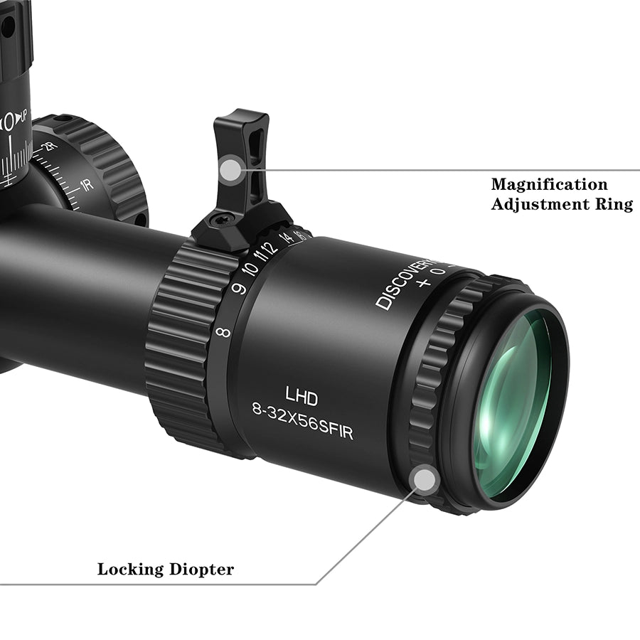 DISCOVERYOPT LHD 8-32X56SFIR FFP-Z-MRAD/MOA Diameter:34MM Optics Scopes