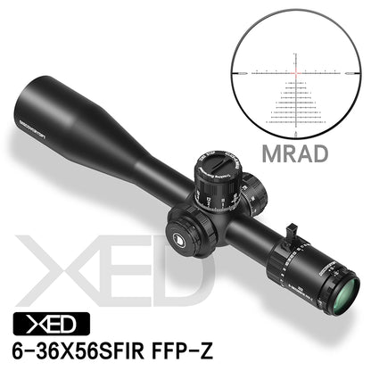 DISCOVERYOPT XED 6-36X56SFIR FFP-MRAD/MOA-ZERO STOP Diameter:35MM Optics Scopes