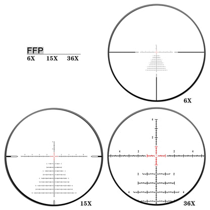 DISCOVERYOPT XED 6-36X56SFIR FFP-MRAD/MOA-ZERO STOP Diameter:35MM Optics Scopes