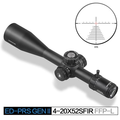 DISCOVERYOPT ED-PRS GENⅡ 4-20X52SFIR FFP-MRAD-Z/L Diameter:34MM Optics Scope