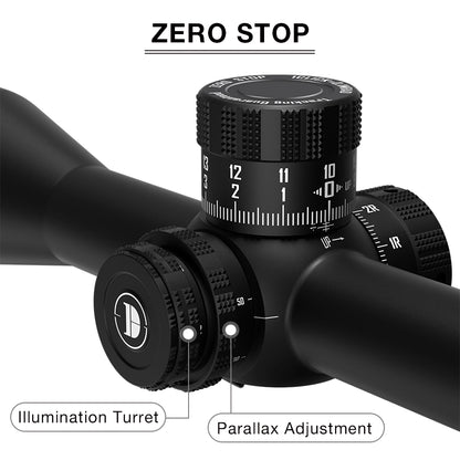 Luneta DISCOVERYOPT ED-ELR GEN II 5-40X56SFIR FFP-MRAD/MOA-Z Diâmetro: 35 mm 