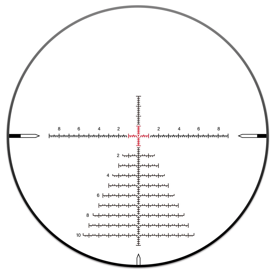 Luneta DISCOVERYOPT ED-ELR GEN II 5-40X56SFIR FFP-MRAD/MOA-Z Diâmetro: 35 mm 