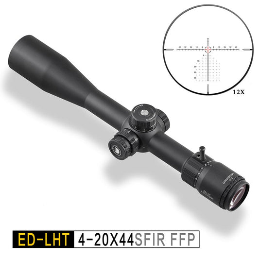 ED LHT 4-20X44SFIR FFP Zero-Stop Optics Scopes 1/8MOA Clicks Illuminat