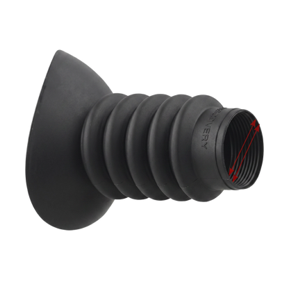 Protetor ocular de borracha DISCOVERYOPT | Extensor de lente ocular | Diâmetro externo: 38-48 mm
