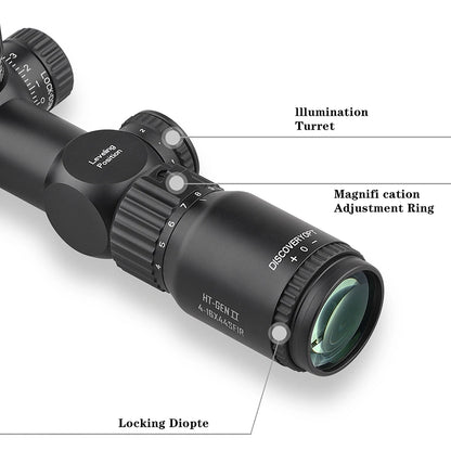 DISCOVERYOPT HT GENII 4-16X44SFIR FFP-MOA Diameter:30MM Optics Scopes