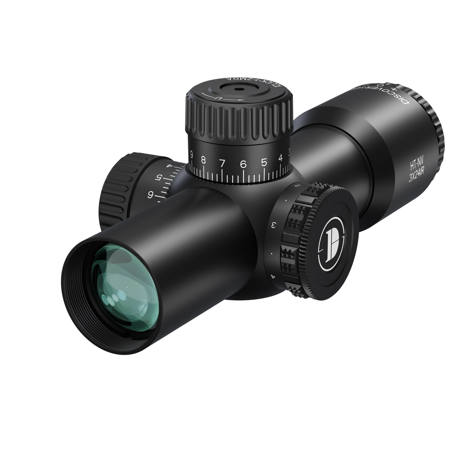 DISCOVERYOPT HT 3X24IR-SFP-MOA Diâmetro: 30 mm Telescópio de óptica ultracurta