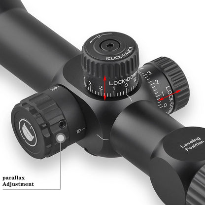 Luneta de óptica compacta DISCOVERYOPT HT 6-24X40SF FFP-MOA Diâmetro: 30 mm 