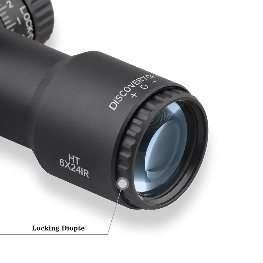 Luneta DISCOVERYOPT HT 6X24AOE-SFP-MOA Diâmetro: 30 mm com óptica curta