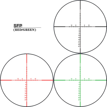 Luneta DISCOVERYOPT HT 6X24AOE-SFP-MOA Diâmetro: 30 mm com óptica curta