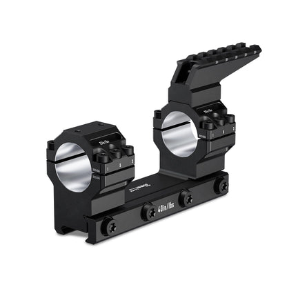 DISCOVERYOPT 0 MOA Heavy Duty Cantilever Scope Mount, Picatinny One-Piece Base with Integrated Top Rail - Fits 30mm/34mm Tubes, 1.18"/1.5" Center Height