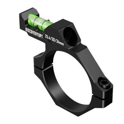DISCOVERYOPT Multi-Compatible Scope Bubble Level | Fits 25.4mm/30mm/34mm Tubes | Precision Alignment Tool