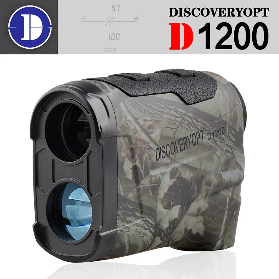 DISCOVERYOPT Hunting/Golf Camouflage Rangefinder 600/800/1200/2000/4000 Yards - Precision and Accuracy of Laser Rangefinder