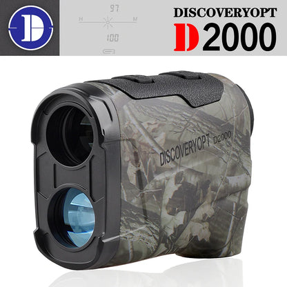 DISCOVERYOPT Hunting/Golf Camouflage Rangefinder 600/800/1200/2000/4000 Yards - Precision and Accuracy of Laser Rangefinder