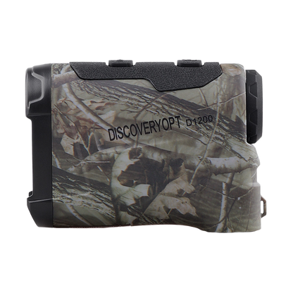 Telêmetro a laser camuflado para caça/golfe DISCOVERYOPT com alcance de 600/800/1200/2000/4000 jardas - Precisão e exatidão de um telêmetro a laser.