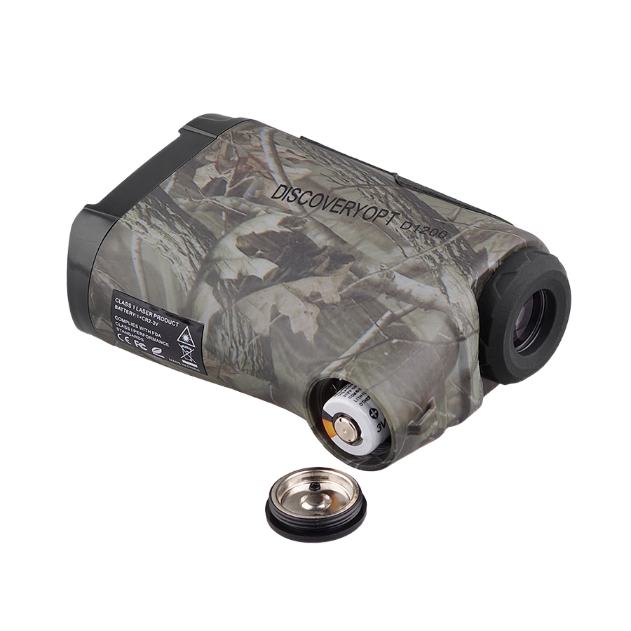 Telêmetro a laser camuflado para caça/golfe DISCOVERYOPT com alcance de 600/800/1200/2000/4000 jardas - Precisão e exatidão de um telêmetro a laser.