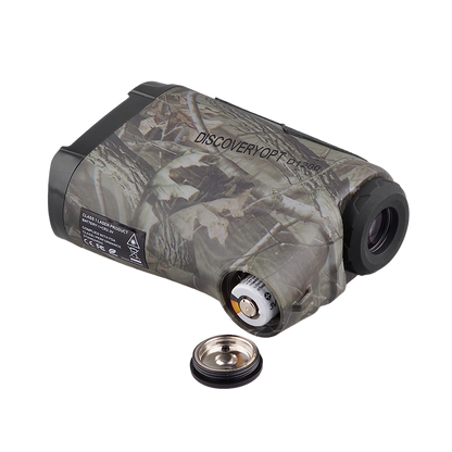 Telêmetro a laser camuflado para caça/golfe DISCOVERYOPT com alcance de 600/800/1200/2000/4000 jardas - Precisão e exatidão de um telêmetro a laser.