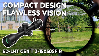 DISCOVERYOPT ED-LHT GENⅡ 3-15X50SFIR Engineered for your advantage: Compact Design, Flawless Vision