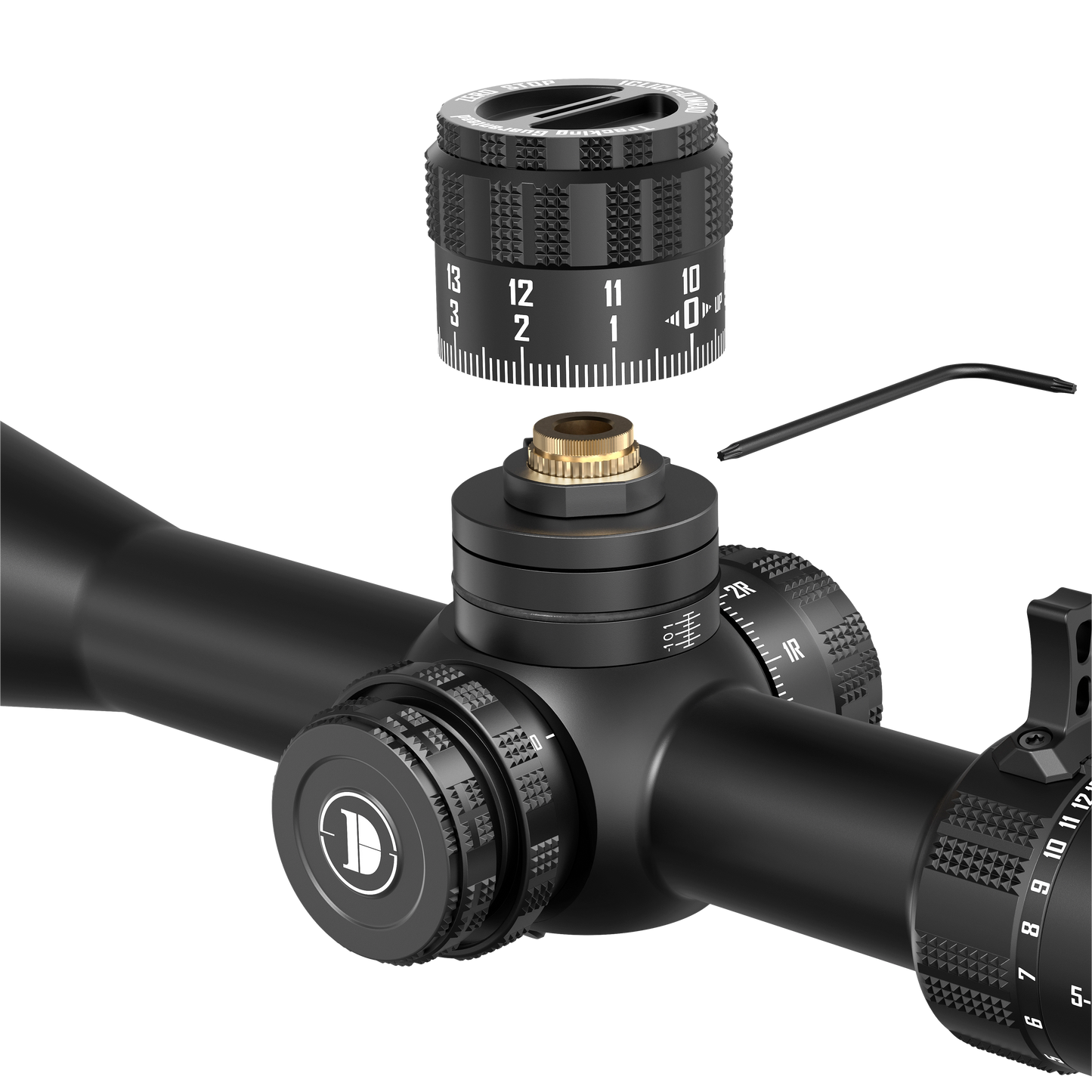 DISCOVERYOPT ED-PRS GENⅡ 5-25X56SFIR FFP-MRAD/MOA-ZERO STOP  Diameter:34MM Optics Scopes