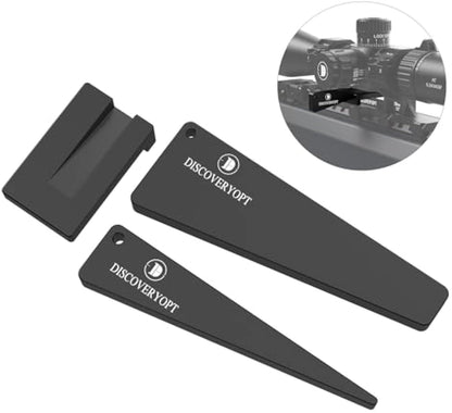 DISCOVERYOPT Scope Leveling Kit | Scope Level Wedge in One-Piece Mounts or Scope Rings