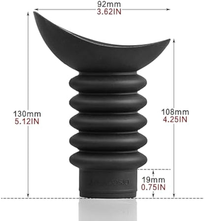 DISCOVERYOPT Rubber Eyecup | Ocular Lens Extender Cover Outer Diameter: 38-48 mm