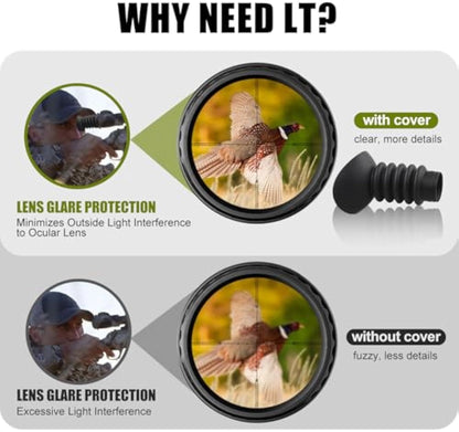 DISCOVERYOPT Rubber Eyecup | Ocular Lens Extender Cover Outer Diameter: 38-48 mm