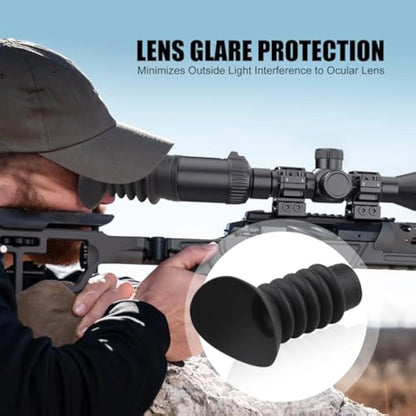 DISCOVERYOPT Rubber Eyecup | Ocular Lens Extender Cover Outer Diameter: 38-48 mm