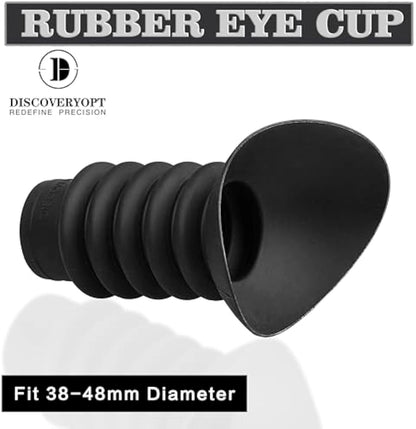 DISCOVERYOPT Rubber Eyecup | Ocular Lens Extender Cover Outer Diameter: 38-48 mm